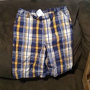 Plaid boys shorts